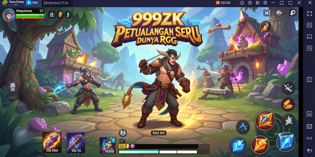 Tampilan gameplay menakjubkan dari 999ZK yang mengajak petualangan.