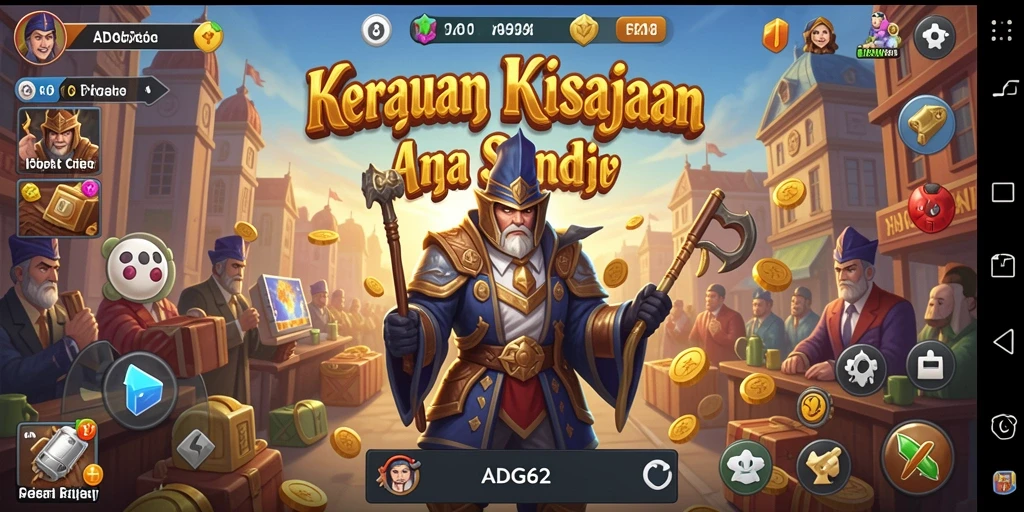 Tampilan gameplay ADG62 yang menarik dan penuh strategi.
