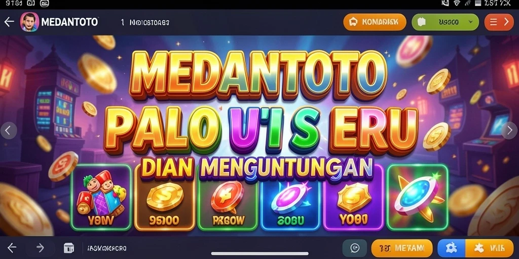 Tampilan screenshot gameplay MEDANTOTO yang menarik dan penuh warna.