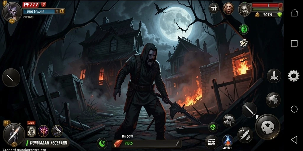 Gameplay PF777 yang menyeramkan dengan suasana mencekam.