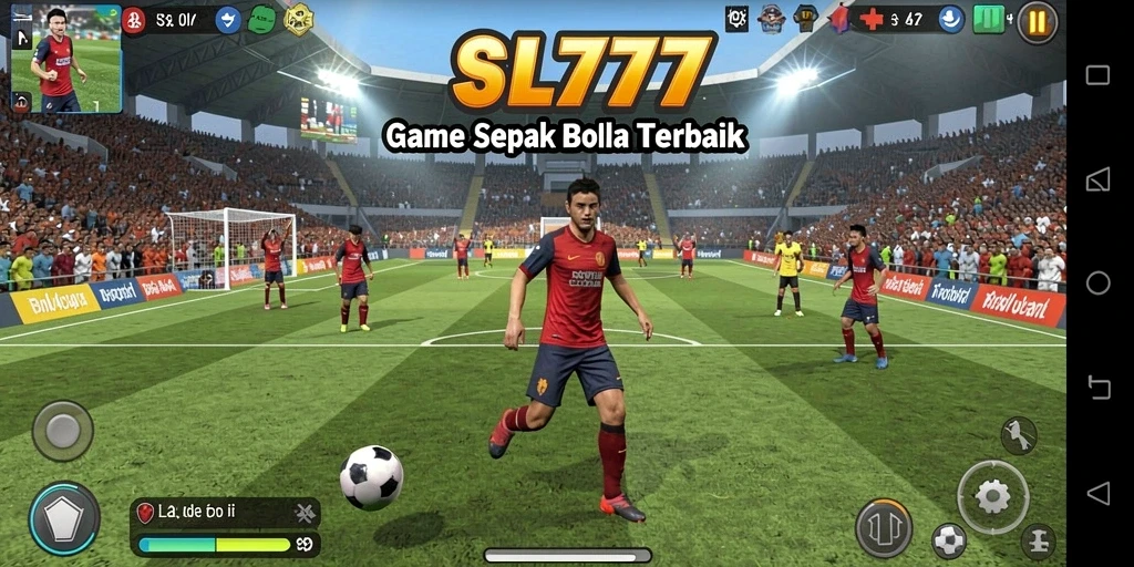 Tampilan gameplay menarik dari SL777 dengan pergerakan pemain yang dinamis.