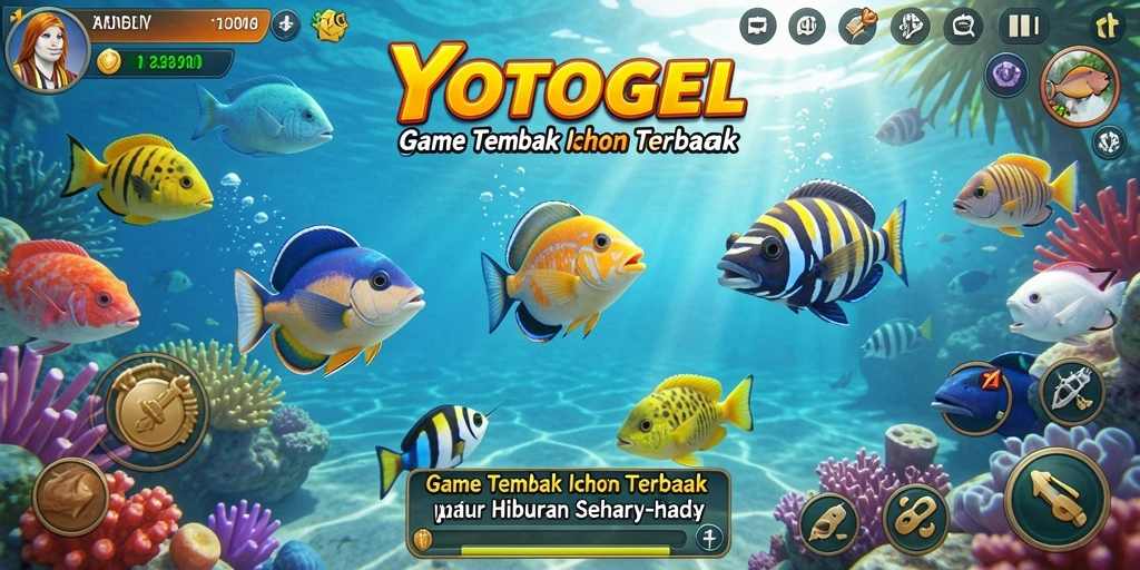 Screenshot <strong>YOTOGEL</strong> menunjukkan aksi seru menembak ikan.